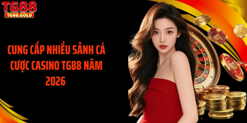Cung cấp nhiều sảnh cá cược casino TG88 năm 2026 